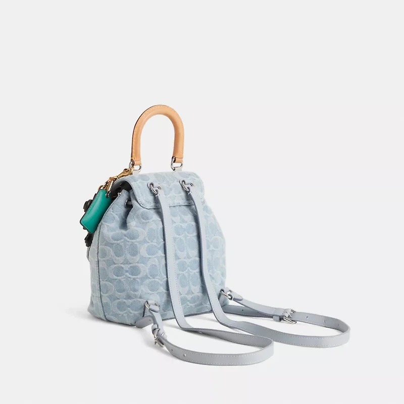 Upcrafted Riya Backpack 21 In Signature Denim
