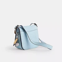 Upcrafted Courier Bag In Crocodile