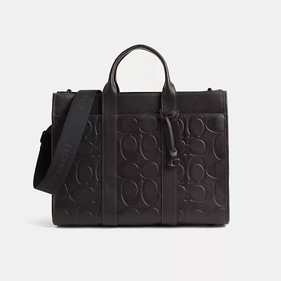 Restored Wesley Tote In Maxi Signature Leather