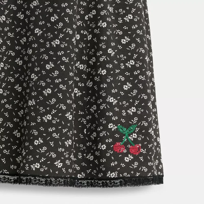 Restored Floral V-Neck Dress