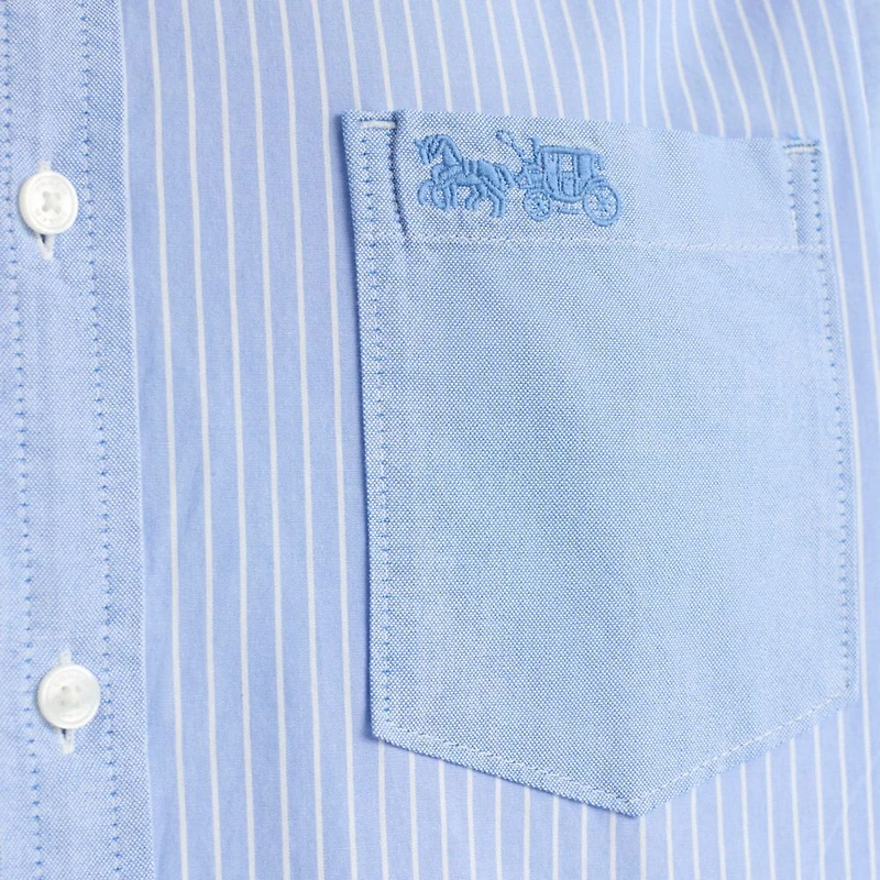 Restored Mix Media Shirt