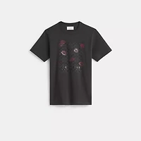 Restored Signature Square Kiss Print T-Shirt