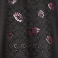 Restored Signature Square Kiss Print T-Shirt