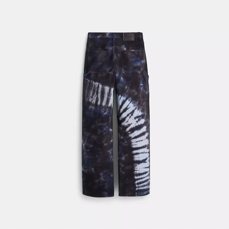 Restored Tie-Dye Painter Pants