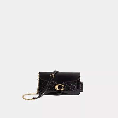 Restored Tabby Chain Clutch In Signature Leather