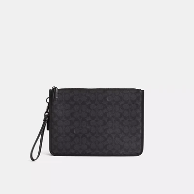 Restored Charter Pouch In Signature Canvas