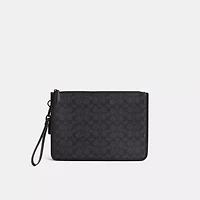 Restored Charter Pouch In Signature Canvas