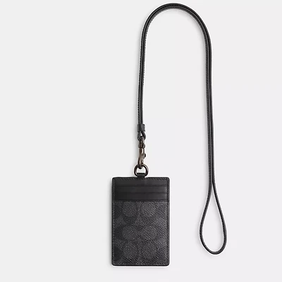 Restored Id Lanyard In Signature Canvas