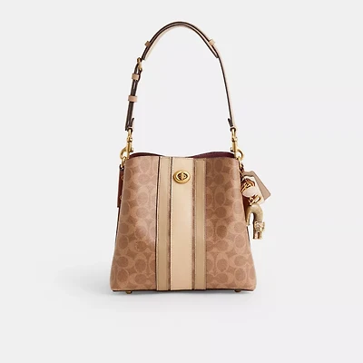 Upcrafted Willow Bucket Bag In Signature Canvas