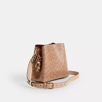 Upcrafted Willow Bucket Bag In Signature Canvas