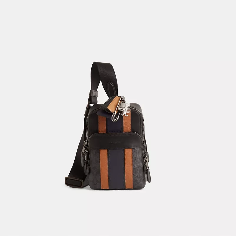 Upcrafted Gotham Sling Pack 13 In Signature Canvas