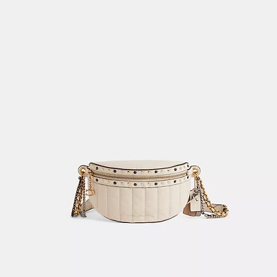 Upcrafted Chain Belt Bag With Quilting