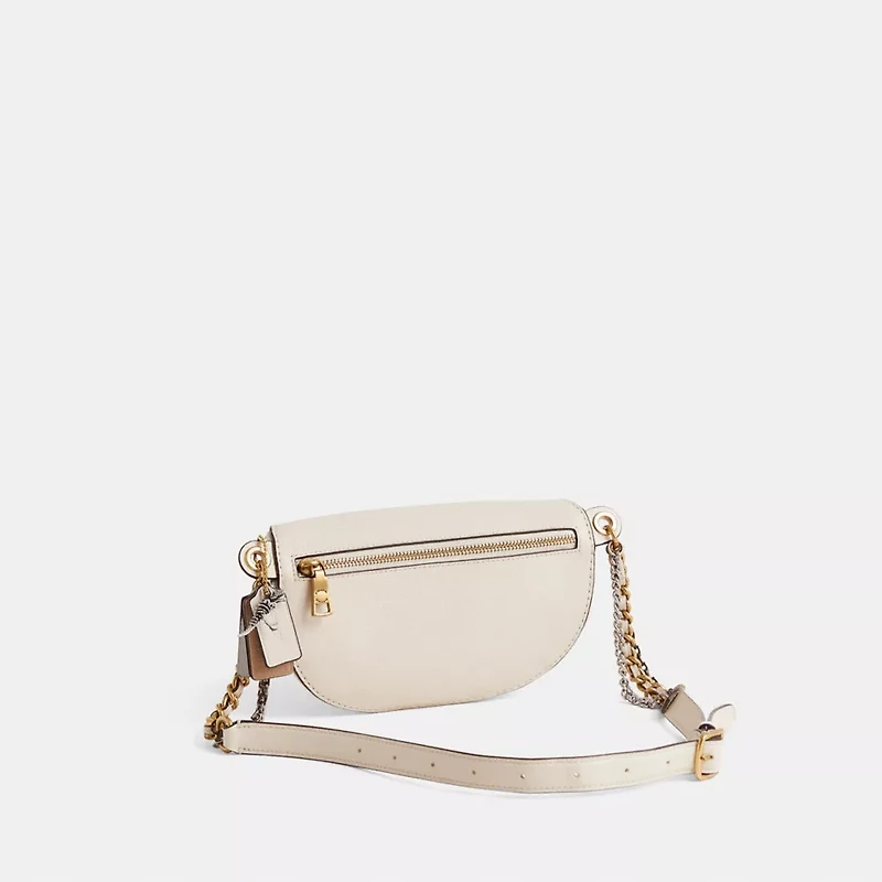 Upcrafted Chain Belt Bag With Quilting