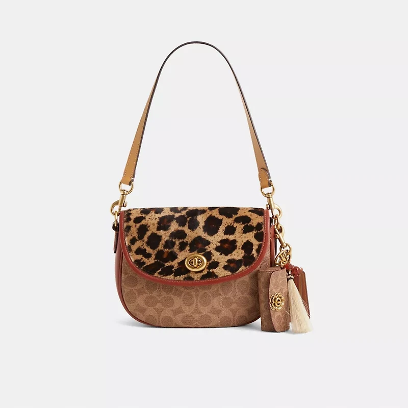 Reloved Willow Saddle Bag In Signature Canvas