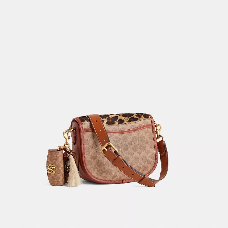 Reloved Willow Saddle Bag In Signature Canvas