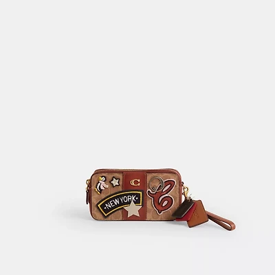 Upcrafted Kira Crossbody Bag In Colorblock Signature Canvas