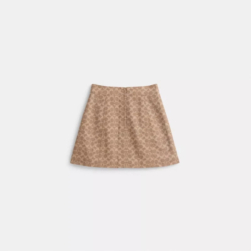 Restored Signature Short Skirt