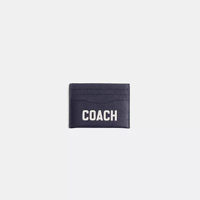 Restored Card Case With Coach Graphic