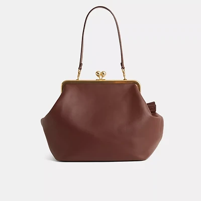 Restored Large Kisslock Frame Bag