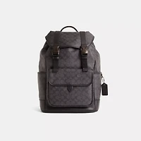 Restored League Flap Backpack In Signature Canvas