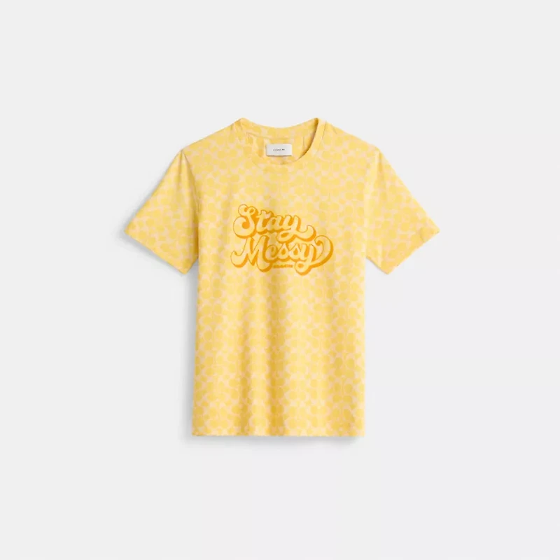 Restored Signature Stay Messy T-Shirt