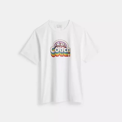 Restored Rainbow Horse And Carriage T-Shirt