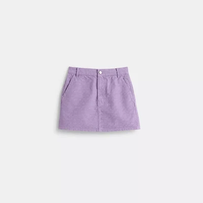 Restored Signature Denim Skirt