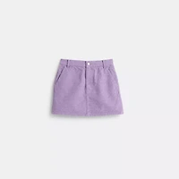 Restored Signature Denim Skirt