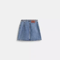 Restored Denim Skirt