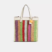 Reloved Field Tote With Horse And Carriage Print
