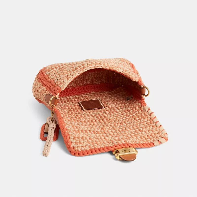 Reloved Soft Tabby Shoulder Bag With Crochet