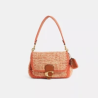 Reloved Soft Tabby Shoulder Bag With Crochet