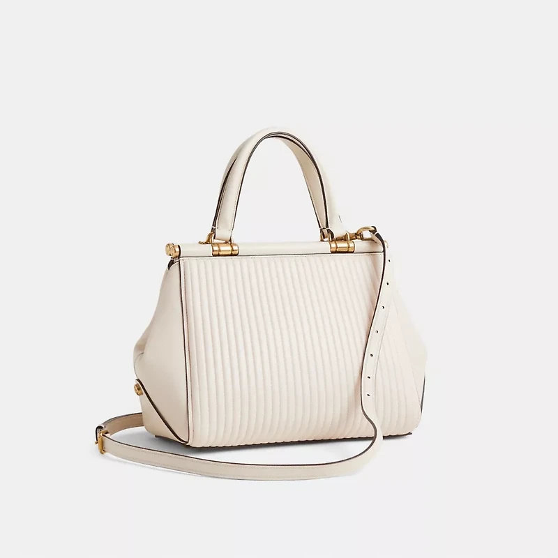 Reloved Grace Bag With Quilting And Rivets