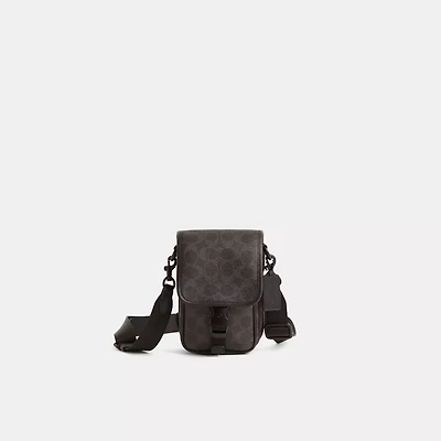 Restored League Phone Crossbody Bag In Signature Canvas
