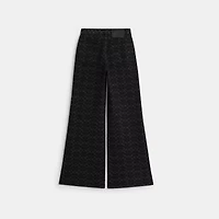 Restored Signature Jacquard Denim Jeans