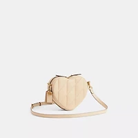 Reloved Heart Crossbody Bag With Quilting