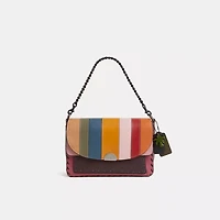 Custom Dreamer Shoulder Bag In Colorblock With Whipstitch