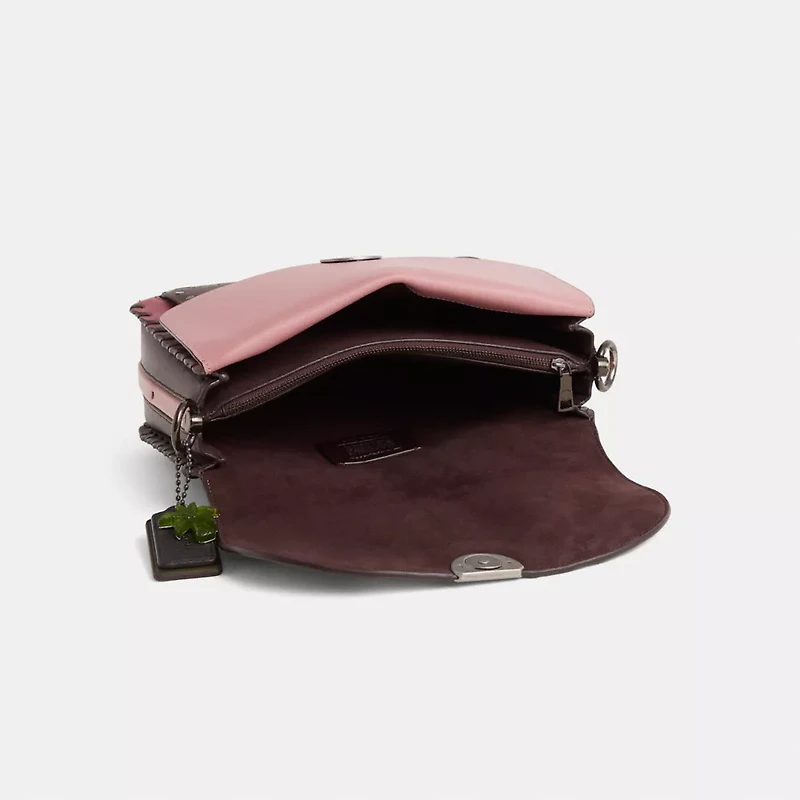Custom Dreamer Shoulder Bag In Colorblock With Whipstitch