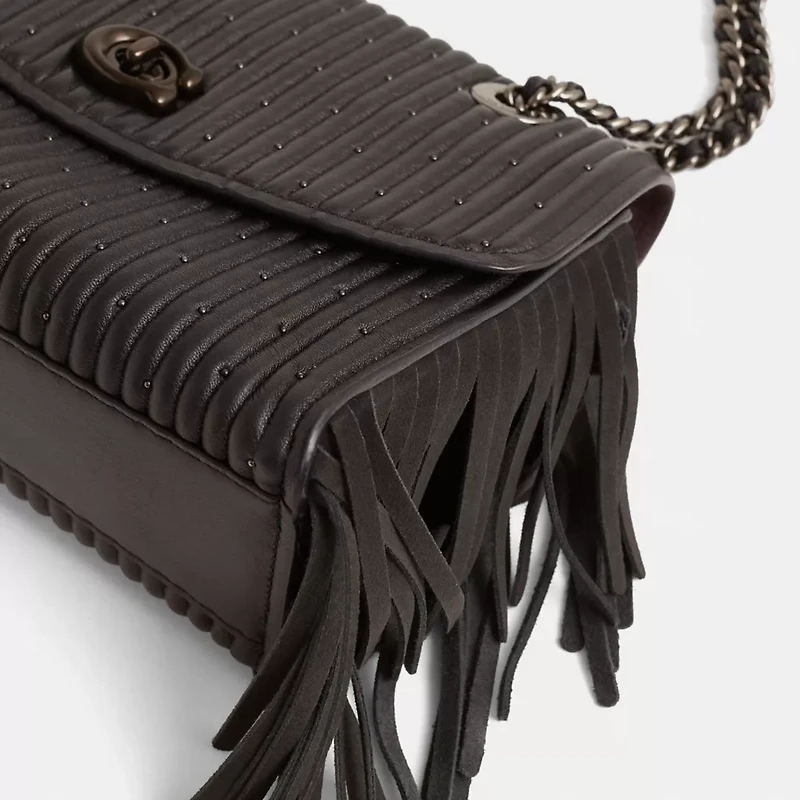 Reloved Parker With Quilting And Rivets