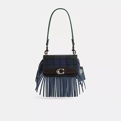 Reloved Bandit Crossbody Bag With Plaid Print
