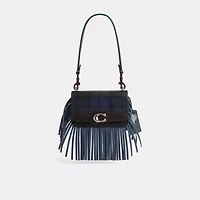 Reloved Bandit Crossbody Bag With Plaid Print