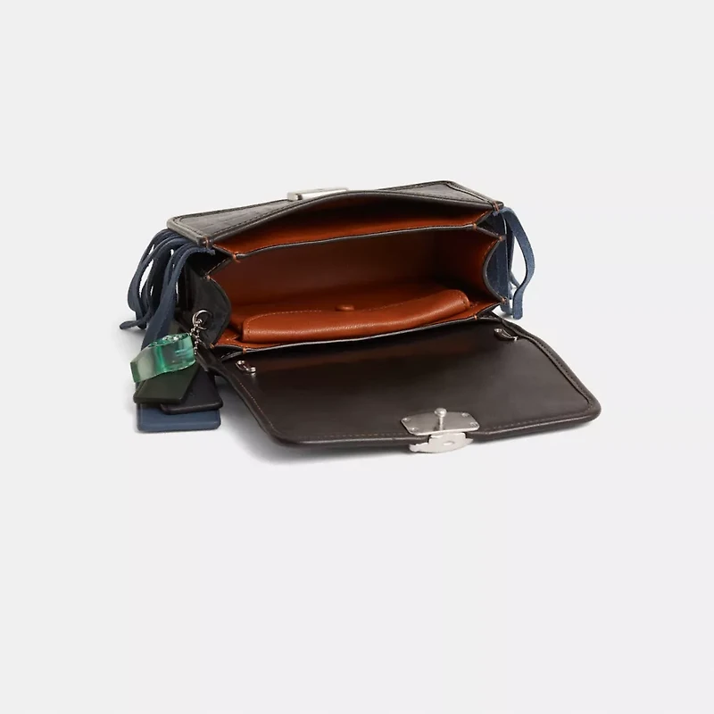 Reloved Bandit Crossbody Bag With Plaid Print