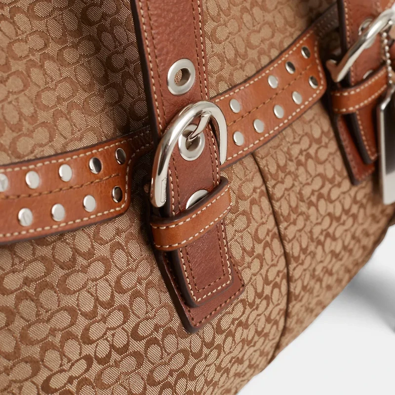Reloved Mini Signature Soho Flap Satchel