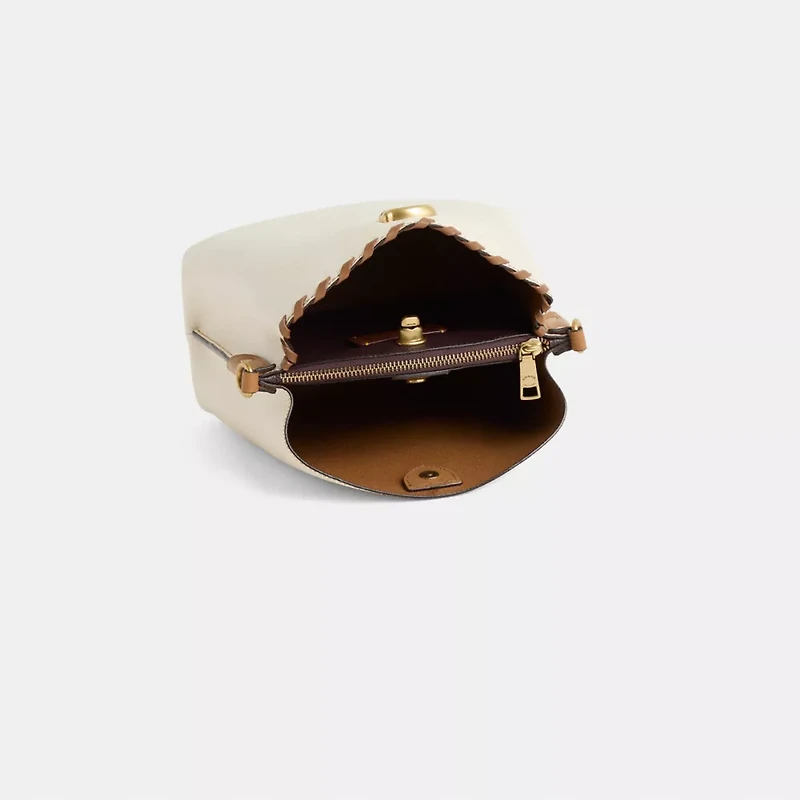 Reloved Willow Bucket Bag In Colorblock