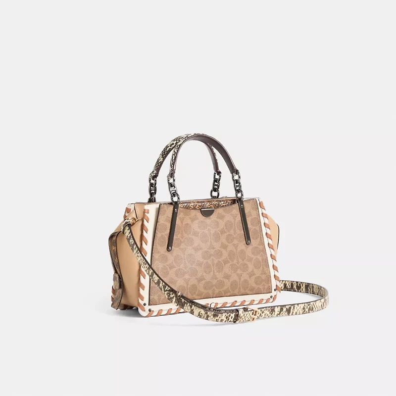 Reloved Dreamer In Signature Canvas With Snakeskin Detail