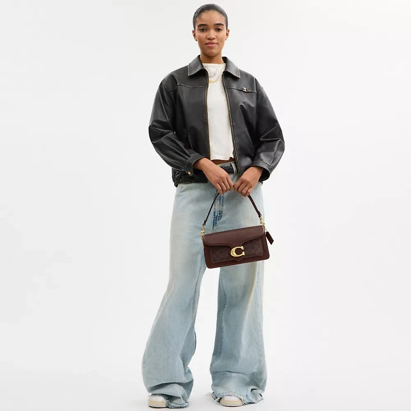 Tabby Shoulder Bag 26 In Signature Canvas