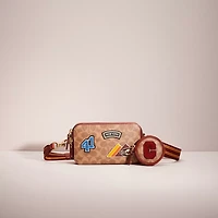 Restored Charter Slim Crossbody In Signature Canvas With Patches