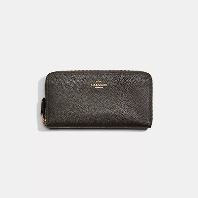Restored Accordion Zip Wallet