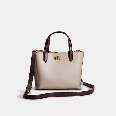Restored Willow Tote 24 In Colorblock With Signature Canvas Interior