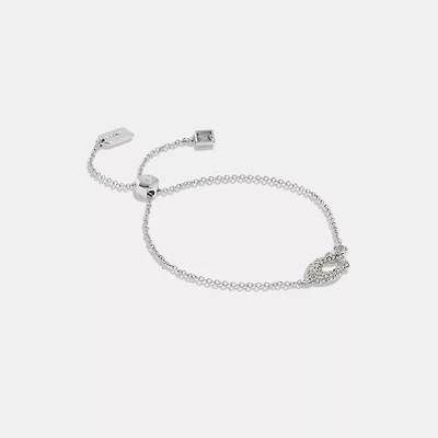 Signature Pavé Slider Bracelet